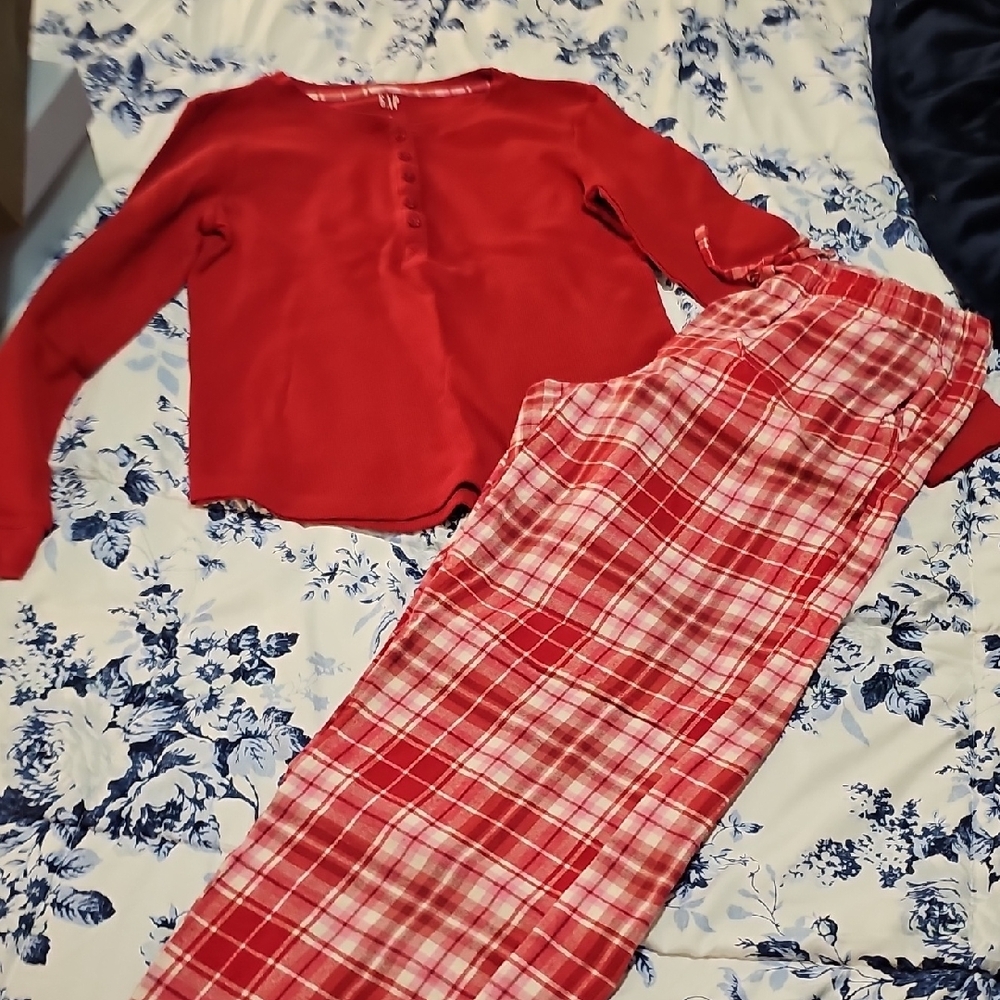 Cozy Red Plaid Adult Women’s Pajamas